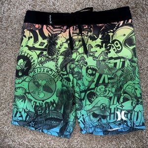 SOLD Hurley swim trunks size 5 kids